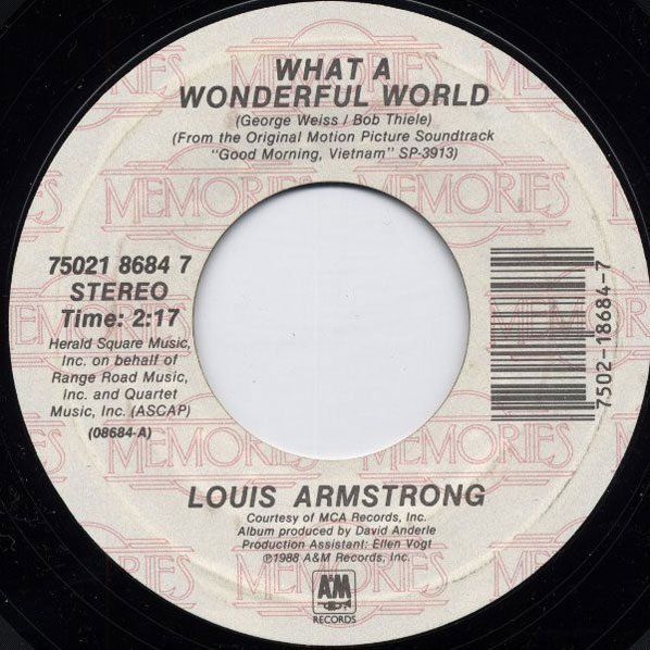 what a wonderful world chords and lyrics