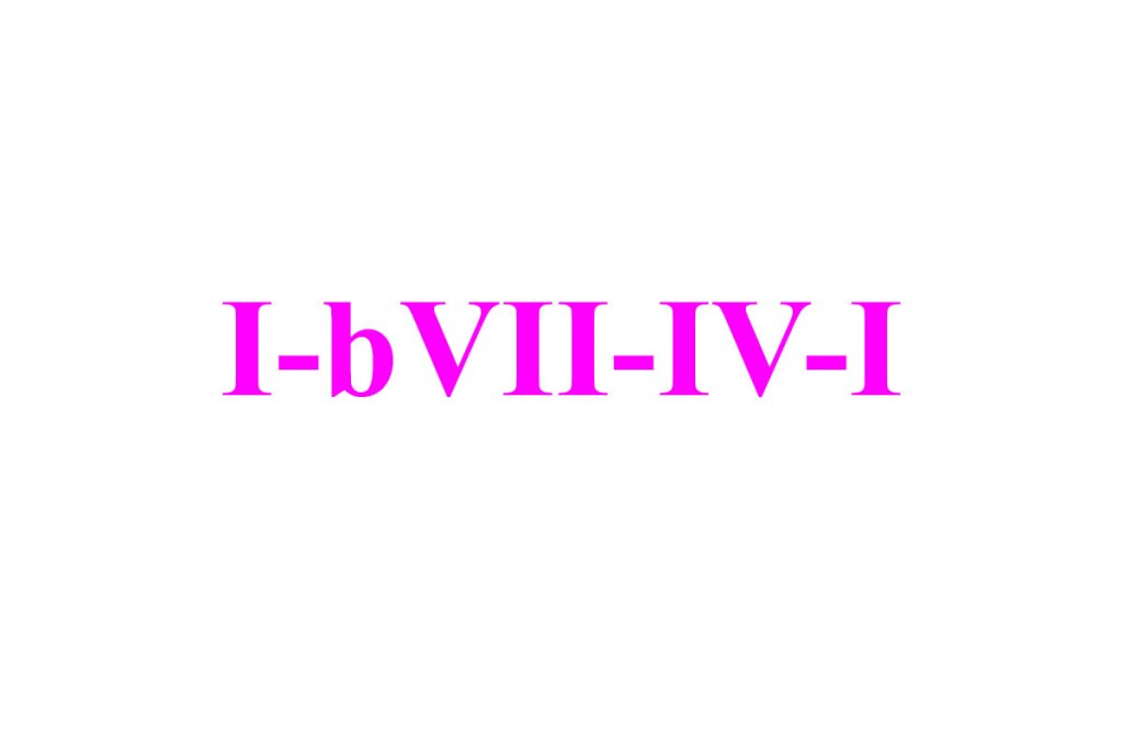 1-flat 7-4-1 chord progression