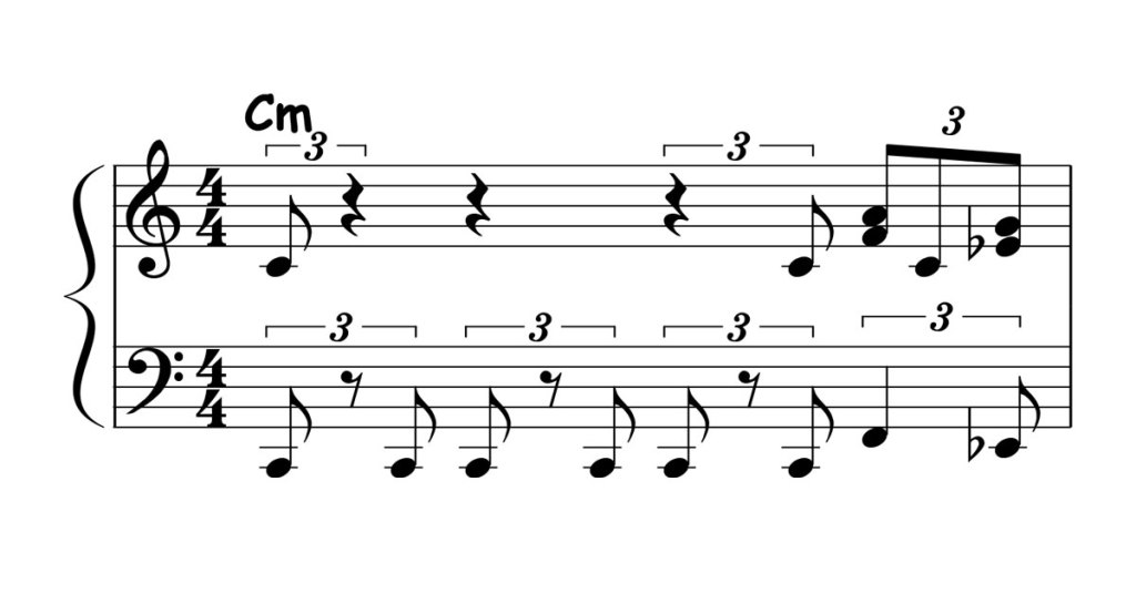blues piano lick 006 featured